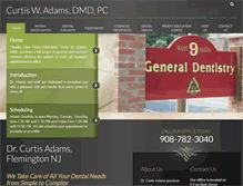Tablet Screenshot of flemingtondentistry.com